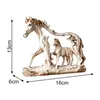Reçine Indian Horse Statue Masaüstü Süsler El Sanatları Hayvan Figürinler Minyatürler Yaratıcı Ev Ofis Masası Dekorasyon Oyuncak Hediyeleri 240129