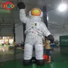 Attività all'aperto 8 mH (26 piedi) Con ventilatore che pubblicizza la mongolfiera gigante gonfiabile dell'astronauta Spaceman con luce a led in vendita