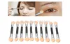 Pincel aplicador de sombra para olhos, descartável, inteiro, esponja de duas cabeças, pincel para sombra, 1000 peças, lote 2030961