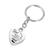 Porte-clés Coeur Gravure Pendentif Chaîne Crémation Urne Anneau Memorial Cendres Humaines Souvenirs Ornements Bijoux Pour Hommes Femmes Drop Del Otyob