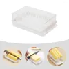 Dinnerware Sets Japanese-style Butter Cutting Box Cheese Container For Fridge Pp Plastic Slice Cases