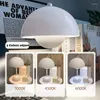 Table Lamps Colorful Mushroom Flower Bud Bedroom Led Lamp Touch Dimming Rechargeable Desk Atmosphere Decor Bedside Night Light