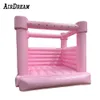 wholesale Macaron Pink 10x10ft 13x13ft Inflatable Jumping Wedding Bouncy Castle Full PVC Bounce House Bouncer toys For Sale