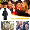 Cat Costumes Graduation Gown Set Fashionable Adult Academic Graduates Outfit Kit With Tassels Unisex Bachelor Ceremony Costume For Grads