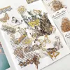 Present Wrap 120st Pet Scrapbook Lace Stickers Scrapbooking Supplies DIY Cutout Flower Futterfly Decorative Sticker Journaling