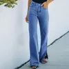 Jeans pour femmes Femmes Taille Haute Flare Pantalon Vintage Skinny Dames Mode Stretch Denim Pantalon Grande Taille Jambe Large