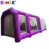 wholesale 8x4x3m blue Inflatable Spray Paint Baking Booth Giant Car Painting room Cabin tent for sale