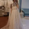 Sharon Said Luxuriöses Dubai-Abendkleid mit Cape-Ärmeln, 2024, elegante lange arabische formelle Kleider für Frauen, Hochzeit, Party, SS495, 240201