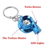 Porte-clés Turbo Sound Porte-clés Turbine Forme Porte-clés Électrique LED Métal Turbocompresseur Pendentif Homme Luxe Cadeau Créatif