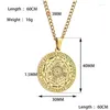 Bijoux Pendentif Colliers En Acier Inoxydable 7 Archanges Amet Pour Hommes Femmes Vintage Rune Summon Magic Ag Chaîne De Cou Drop Livraison Wedd Dhymj