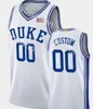 Джерси колледжа Duke Blue Devils 4, трикотажные изделия JJ Redick 32, Christian Laettner 33, Grant Hill, белая, полностью сшитая баскетбольная одежда NCAA, детская и мужская