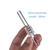 Headshop888 Q005 흡연 파이프 쿼츠 팁 Dabber Quartz Nail 10mm/14mm/19mm 오일 장비 유리 물 봉투 핸드 파이프 버블러 도구