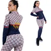 Survêtements pour femmes 24SS Designer J2895 Womens Fashion Print Casual Sports Style Two Piece Set Nouveau