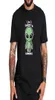 Men039s T-shirts Alien Shirt I Don039t Geloof In Mensen Zwart Katoenen T-shirt Cartoon EU-maat Mode Patroon Ruimte UFO Tshi8006488