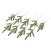 Decoratieve Bloemen 50 Stuks Kunstmatige Dennennaalden Takken Guirlande Groene Planten Nep Greenery Picks Voor Diy Krans Xmas