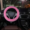 Steering Wheel Covers Universal 36-39cm Car Cover Winter Fluffy Hair For Heating Hands Wrap