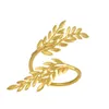 180Pcs Gold Leaf Napkin Rings Fall Napkin Holder for Christmas Thanksgiving Wedding Dinnig Table Decoration 240127