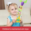 Badtillbehör Set Robotic Arm Robot Claw Hand Pinch Tool Barn Pick Up Grabber Flexible Grab Toy Gift for Children's Day