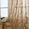 Geometry curtains for living room curtain fabrics window sheer Tulle panel semi-blackout bedroom curtains black thick tulle 240118