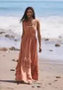 Canwedance Summer Beach sukienka bez rękawów bawełniana maxi sukienki boho w stylu lity