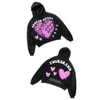 Oversized Broken Heart Print Streetwear High Quality Hoodie Vintage Women Sweatshirt Goth Harajuku Jacket Hoodies Women Y2k Tops 240125