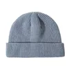 Beanie/Skull Caps Ladies Casual Cap vinter unisex rib stickade mössa hattar för kvinna herr barn flickor pojkar svart grå röd fast färg yq240207