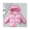 Down Coat Hooded Thick Duck Kids Jackets Children Boys Girls Outerwear 2 6 Years Winter Clothes Drop Delivery Baby Maternity Clothin Dhs75