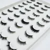 Lashes Bulk grossist 8mm12mm Mink Design Kort wipsy naturliga leverantörer 240126