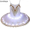 Stage Wear Fluorescent Ballet Dance Costumes Female Light Glows Skirt Led Star Performances Under The