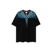 MB T-shirt da uomo 24ss designer Marcelo MB Trendy Badminton a maniche corte Scacchiera Ali Stampate T-shirt da uomo Estate 5898