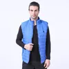 Hunting Jackets Usb Men's Heating Vest Heated Thermal Black Stand Collar Intelligent Clothes Electric Full Body Winter