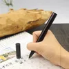 ChinaTraditionele handgemaakte Blackwood handtekeningpen natuurlijke kleur beknopte stijlroller voor zaken als luxe geschenk