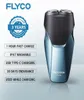 FLYCO rasoir électrique pour hommes tondeuse à barbe sèche et humide intelligente IPX7 lavable Men039s rasoir 3D TYPE C USB recharge rapide5248548