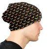 Boinas de boina de Halloween Bat Bat Patternd Beanies Caps For Men Mulheres Unissex Hip Hop Inverno de malha quente Chapéu de capô adulto