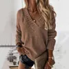 Plus Size Strickpullover Tops Frau Damen Herbst Winter Übergroße Pullover Große lässige warme Pullover Damenbekleidung L-XXXL 240124