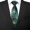 Галстуки-бабочки JEMYGINS Designs, классический шелковый мужской галстук с цветочным принтом розы, 8 см, красный жаккардовый галстук Gravata для официальной одежды, деловой свадьбы