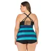 Damenbadebekleidung 2024 Plus Size Badeanzug Bikini Set Separater 2-teiliger Frauen-Schwimmanzug für Push-Up