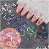 Nail Art Decorations 5Colors 100Pcs/Pack Random Resin Rhinestone Fancy Style Aurora Transparent Shiny 3D Manicure Decoration Charms Dr Otil7