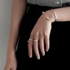 F.I.N.S Classic 925 Sterling Silver Bangles for Women Charm Armband Bangles for Women 925 Silver Beads Ladies Bangles Gifts 240123