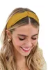 8Pcs Vintage Bandeaux Femmes Twist Noué Boho Bandes de cheveux extensibles pour les filles Criss Cross Turban Plain Headwrap Yoga Entraînement 240125