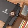 Relojes para hombre, billetera plegable, reloj para hombre, relojes de madera personalizados para hombre, regalo de aniversario familiar grabado para hijo, relojes para papá 240125