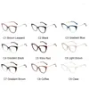 Sonnenbrillenrahmen Mode Cat Eye Optische Gläser Frauen Vintage Klare Linse Brillengestell Rezeptspektakel