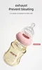 Oberni 150ml180ml PPSU Imiterade Breast Baby Milk Bottle Set Anti Bloating 06 Född med resistent mot fallande 240131