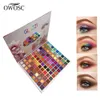 OWOSC 99 colores paleta de sombra de ojos brillo sombra de ojos en polvo mate brillo paleta de sombra de ojos kit de maquillaje cosmético 240122