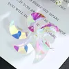 Ljuskrona kristall 5st 20mm ab Color Moon Prism Facetterade pärlor Glaskristaller för ljuskronor Suncatcher Windows Decoration Crafts