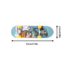 Skateboard giocattolo da dito per bambini 12 pezzi Mini skateboard da dito Giocattolo Skateboard Mini giocattoli da dito Set Skateboard 240125