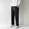 Abiti da uomo Y2K Vestiti Nero Bianco Pantaloni dritti Pantaloni sportivi Casual Coulisse Pantaloni larghi Moda Harajuku Lusso per le donne