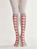 Women Socks Japanese Maid Outfit With Tights Bow Lolita Personalized Printing Pantyhose