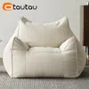 OTAUTAU Bean Bag Sofa Pouf Cover Without Filler Outdoor Waterproof Puff Ottoman Salon Armchair Camping Garden Beach Couch SF114 240118