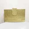 New Women's Built in Lens Acrylic Evening Bag Sparkling Powder Handheld Bag Dress Small Square Bag 240207